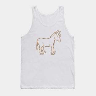 Cute donkey mule Tank Top